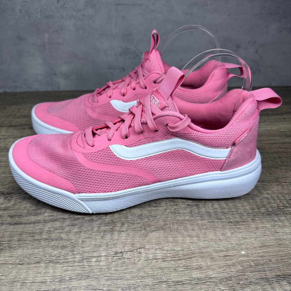 Vans~Women's~Ultrarange Pink/White EXO Pop Sneakers~Size 8.5